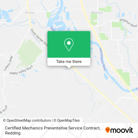 Certified Mechanics Preventative Service Contract map