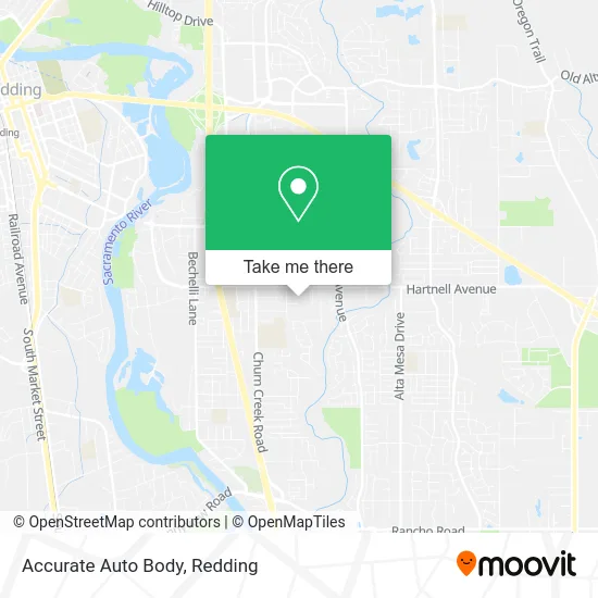 Mapa de Accurate Auto Body
