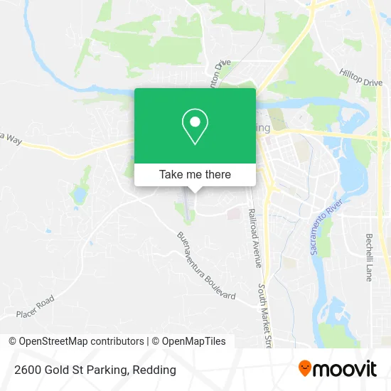 2600 Gold St Parking map