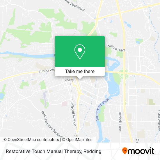Restorative Touch Manual Therapy map