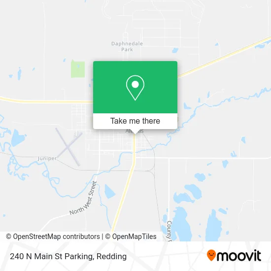 240 N Main St Parking map