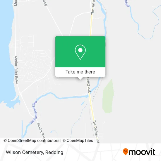 Wilson Cemetery map