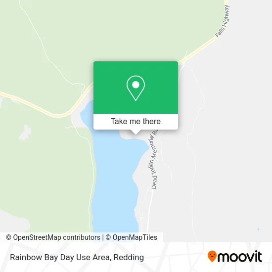 Rainbow Bay Day Use Area map