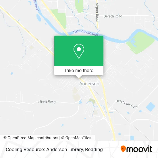 Mapa de Cooling Resource: Anderson Library