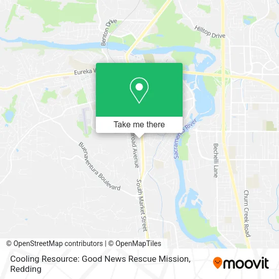 Mapa de Cooling Resource: Good News Rescue Mission