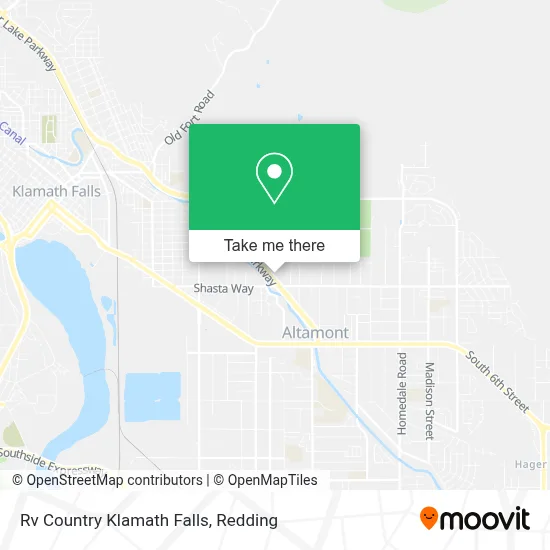 Rv Country Klamath Falls map