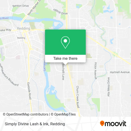Simply Divine Lash & Ink map