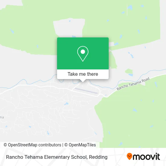 Rancho Tehama Elementary School map