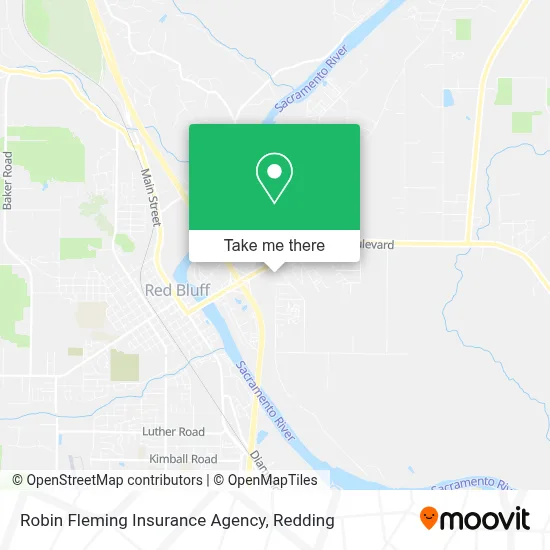 Robin Fleming Insurance Agency map