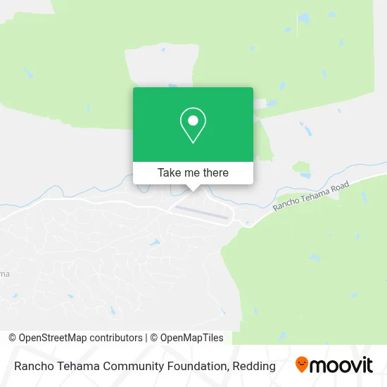 Rancho Tehama Community Foundation map