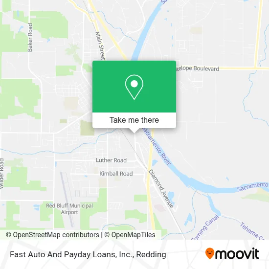 Fast Auto And Payday Loans, Inc. map