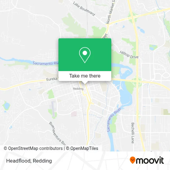Headflood map