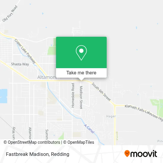Fastbreak Madison map