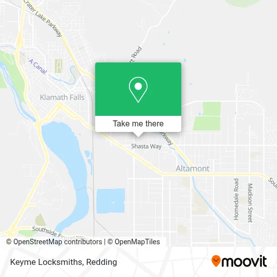 Keyme Locksmiths map