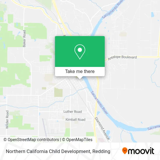Northern California Child Development map
