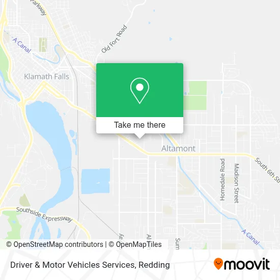 Driver & Motor Vehicles Services map