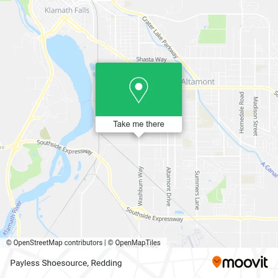 Payless Shoesource map