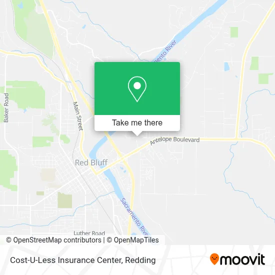 Cost-U-Less Insurance Center map