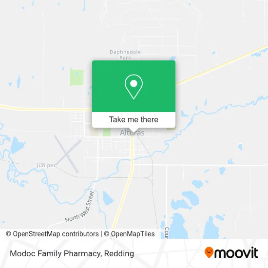 Modoc Family Pharmacy map