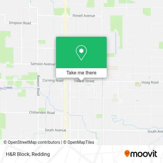 H&R Block map