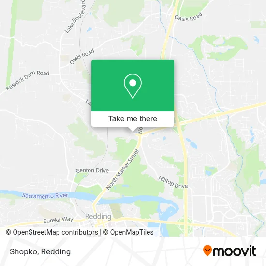 Shopko map