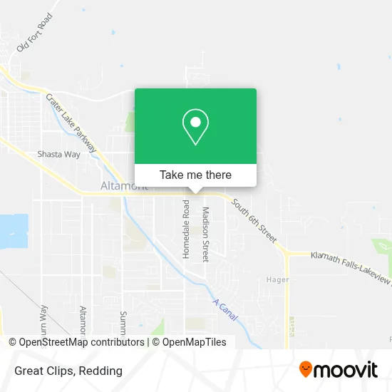 Great Clips map