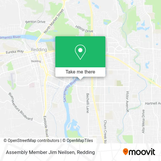 Assembly Member Jim Neilsen map