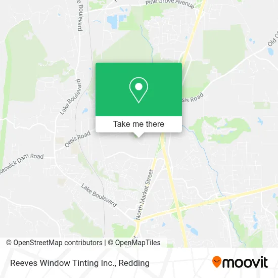 Reeves Window Tinting Inc. map