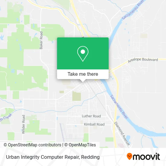 Urban Integrity Computer Repair map