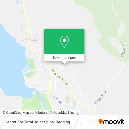 Center For Total Joint-Spine map