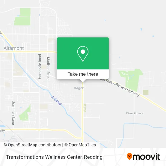Transformations Wellness Center map