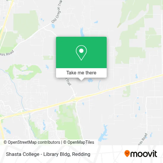 Shasta College - Library Bldg map