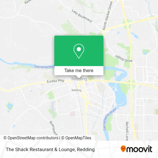 The Shack Restaurant & Lounge map
