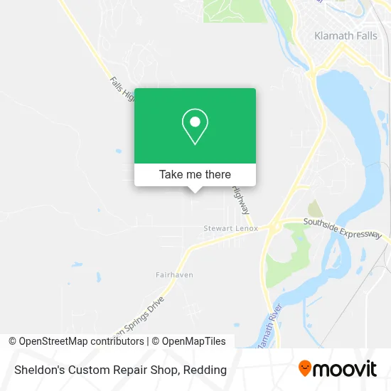 Sheldon's Custom Repair Shop map