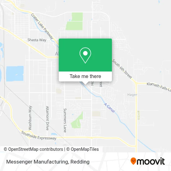 Messenger Manufacturing map