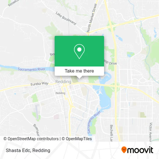 Shasta Edc map