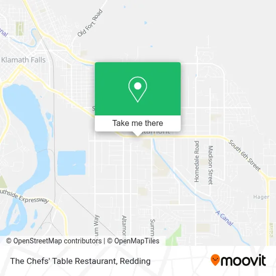 The Chefs' Table Restaurant map