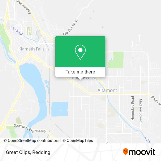 Great Clips map