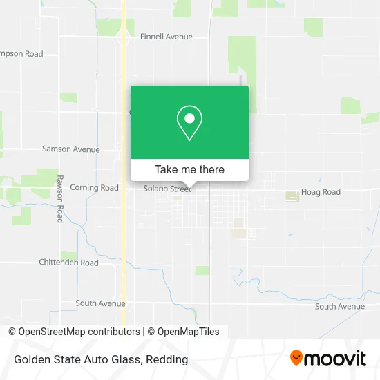 Golden State Auto Glass map