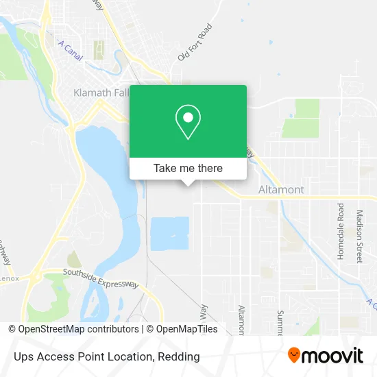 Ups Access Point Location map