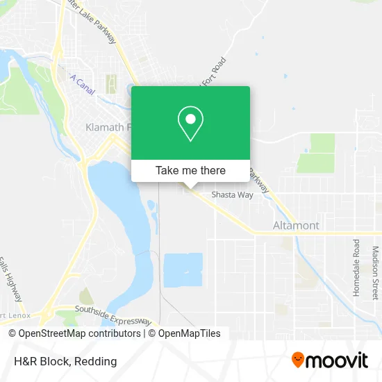 H&R Block map