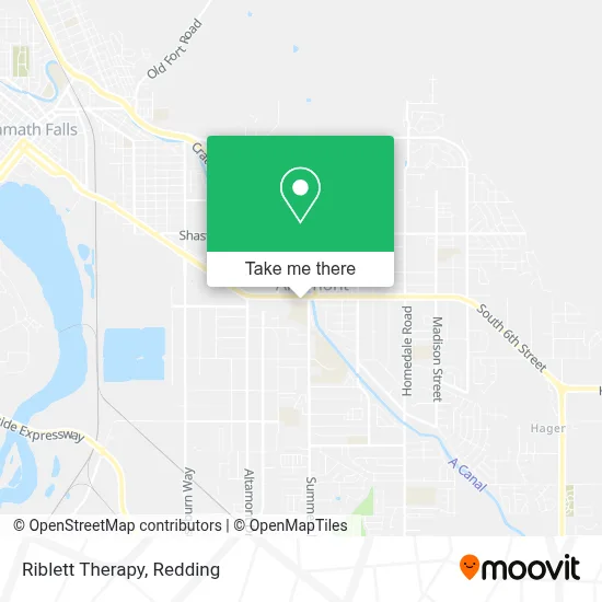 Riblett Therapy map