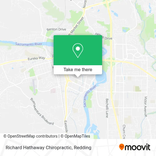 Richard Hathaway Chiropractic map