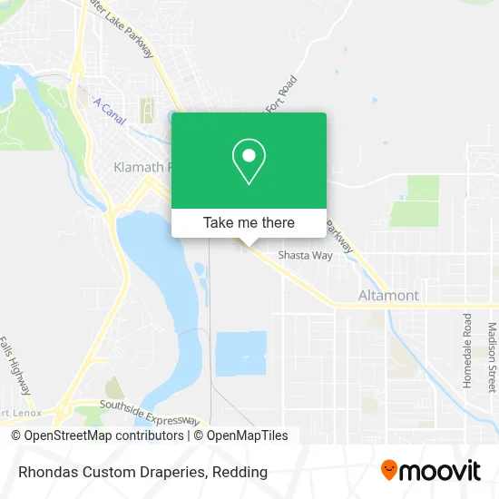 Rhondas Custom Draperies map