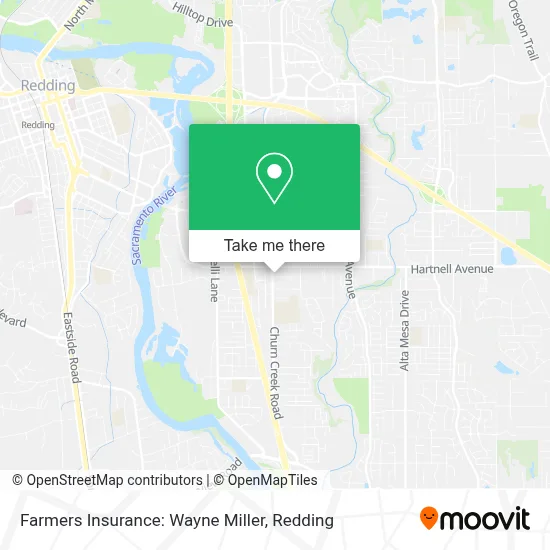 Farmers Insurance: Wayne Miller map
