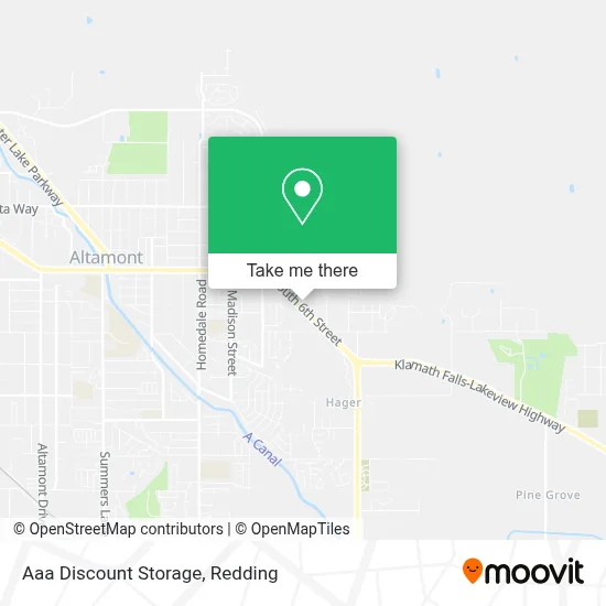Aaa Discount Storage map