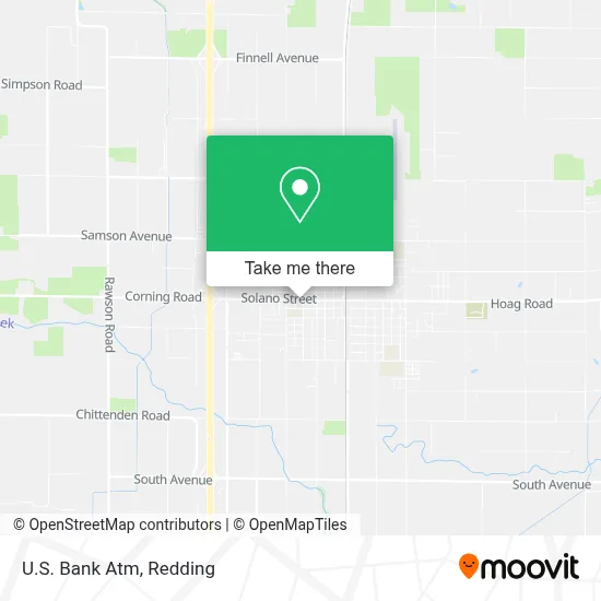 U.S. Bank Atm map
