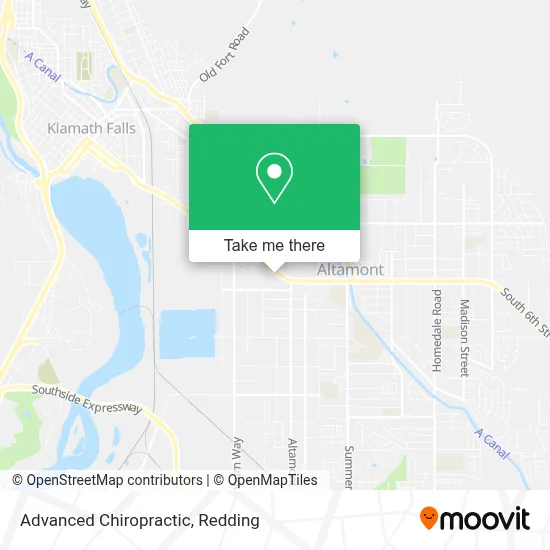 Advanced Chiropractic map