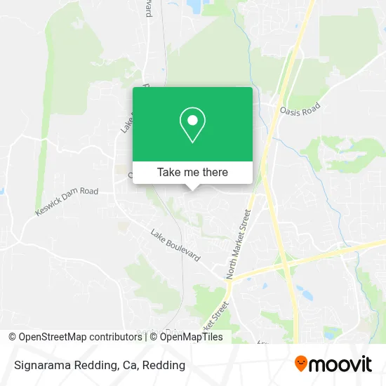 Signarama Redding, Ca map
