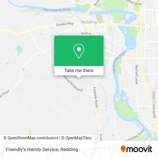 Friendly's Handy Service map